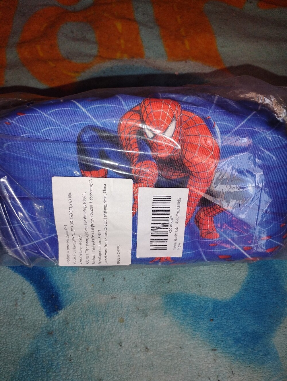 Spider-Man Blue Kids Floaty